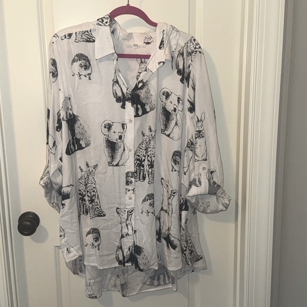 Jane and Delaney Button Down Shirt